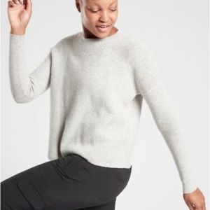 Turin Wool Cashmere Sweater, Large
